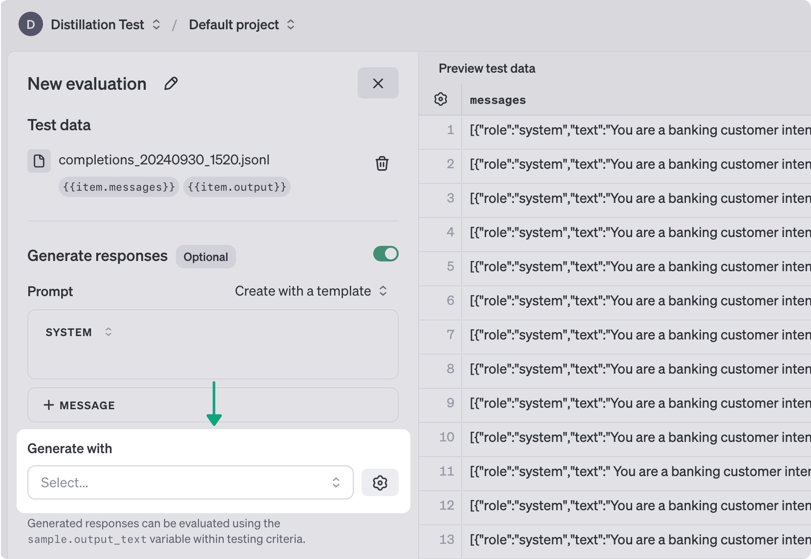 eval using ft model